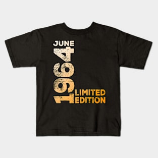 60Th 1964 June 60 Year Kids T-Shirt